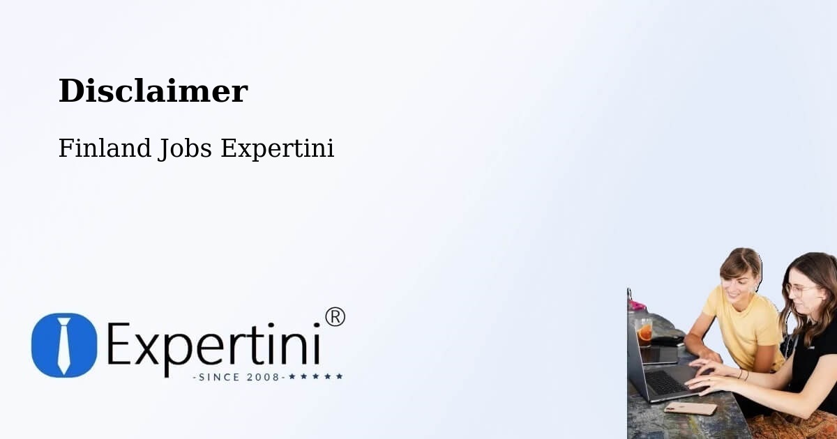 Disclaimer – Vörå - Finland Jobs Expertini